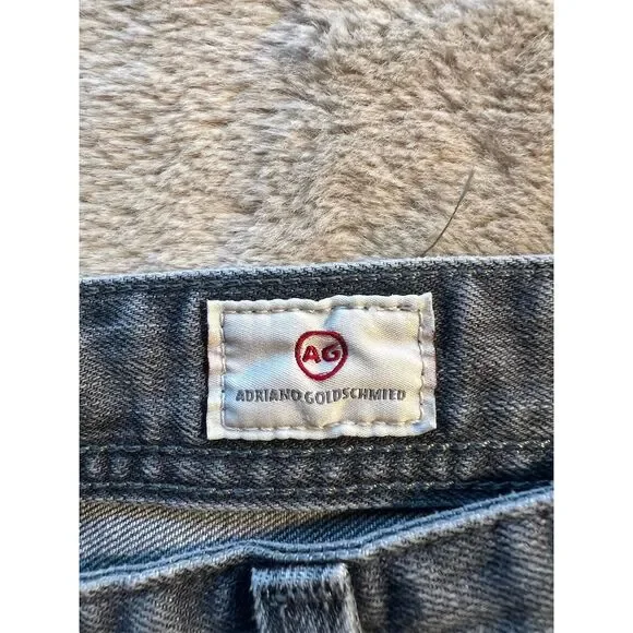 AG Adriano Goldschmied Men's Gray Straight Leg Jeans Standard Size 36 - Picture 4 of 11